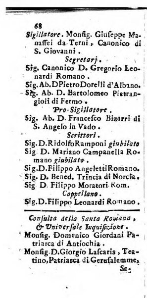 Notizie per l'anno ... secondo il martirologio romano..