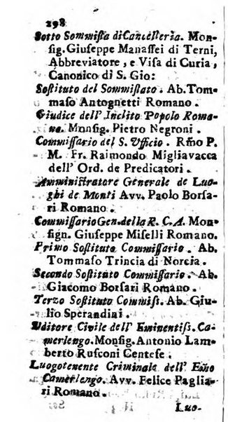 Notizie per l'anno ... secondo il martirologio romano..