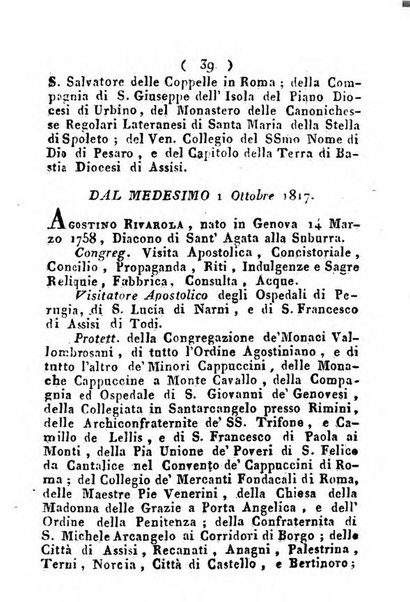 Notizie per l'anno ... secondo il martirologio romano..