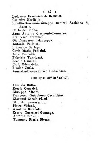 Notizie per l'anno ... secondo il martirologio romano..