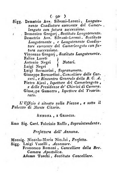 Notizie per l'anno ... secondo il martirologio romano..