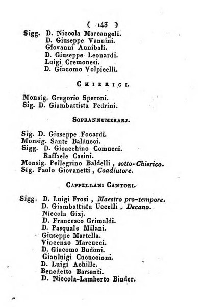 Notizie per l'anno ... secondo il martirologio romano..