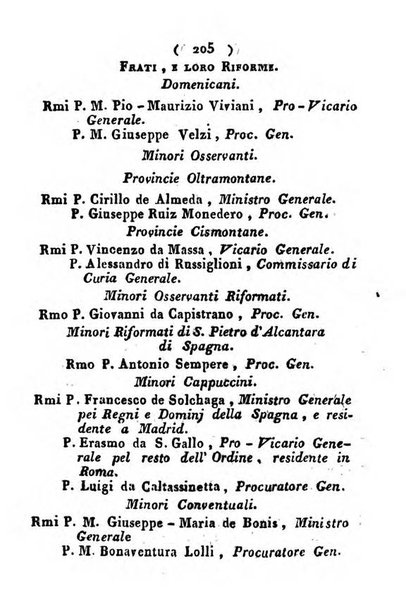 Notizie per l'anno ... secondo il martirologio romano..