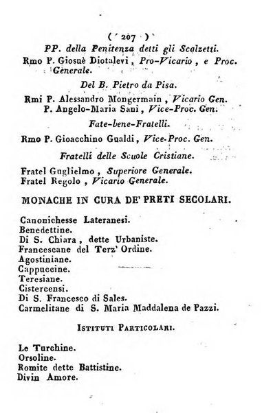 Notizie per l'anno ... secondo il martirologio romano..