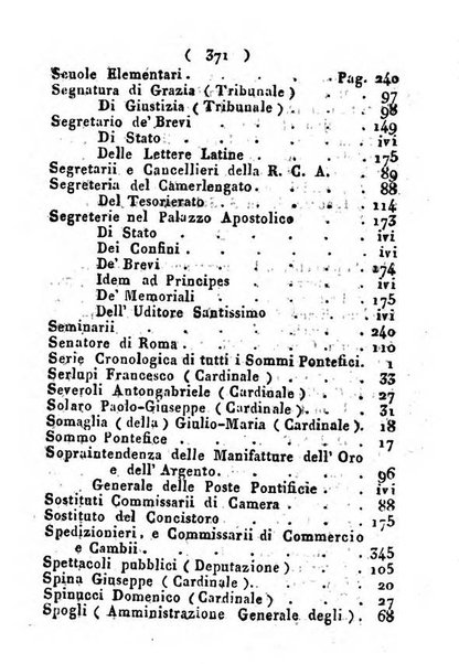 Notizie per l'anno ... secondo il martirologio romano..