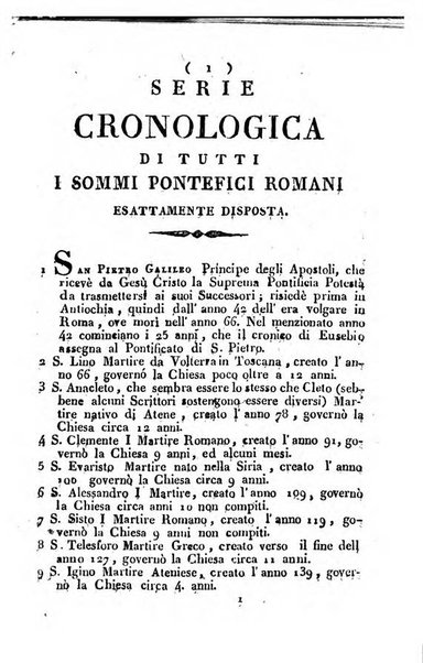 Notizie per l'anno ... secondo il martirologio romano..