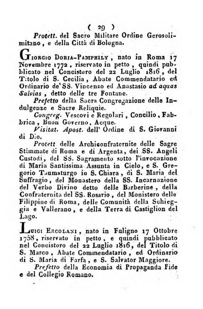 Notizie per l'anno ... secondo il martirologio romano..