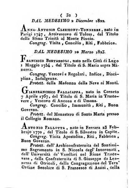 Notizie per l'anno ... secondo il martirologio romano..