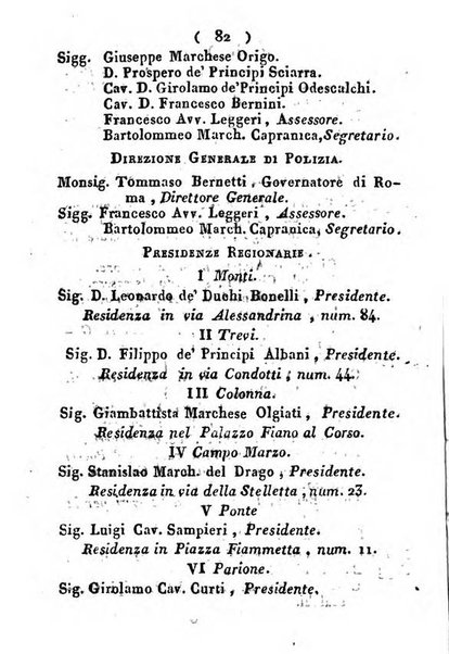 Notizie per l'anno ... secondo il martirologio romano..