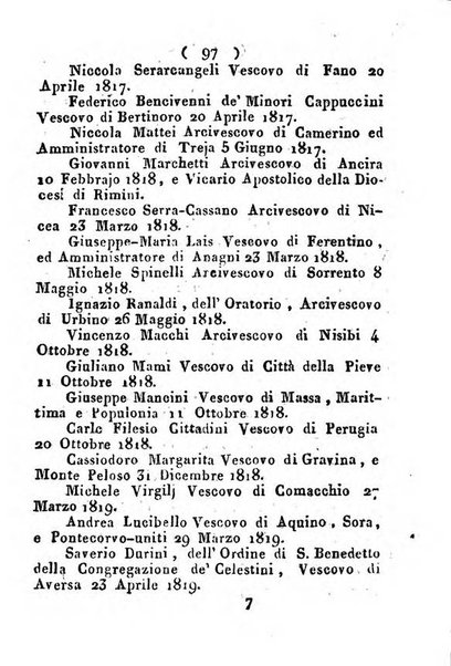 Notizie per l'anno ... secondo il martirologio romano..