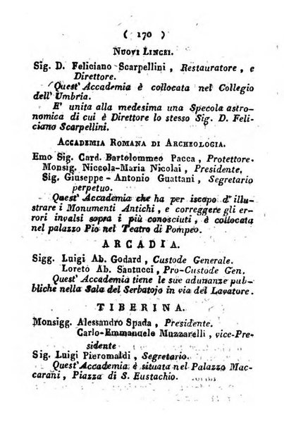 Notizie per l'anno ... secondo il martirologio romano..