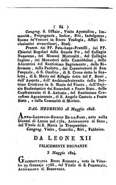 Notizie per l'anno ... secondo il martirologio romano..