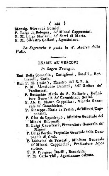 Notizie per l'anno ... secondo il martirologio romano..