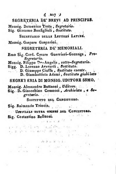 Notizie per l'anno ... secondo il martirologio romano..