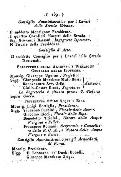 Notizie per l'anno ... secondo il martirologio romano..