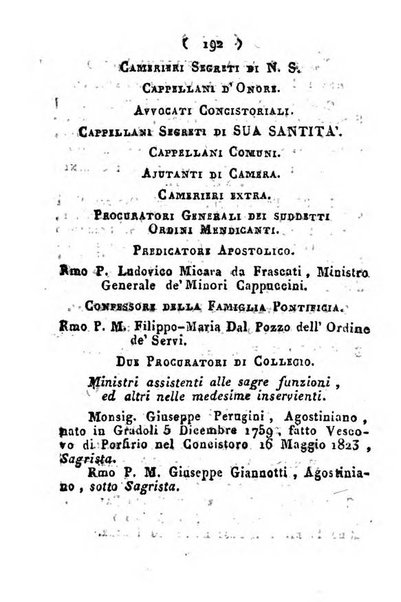 Notizie per l'anno ... secondo il martirologio romano..