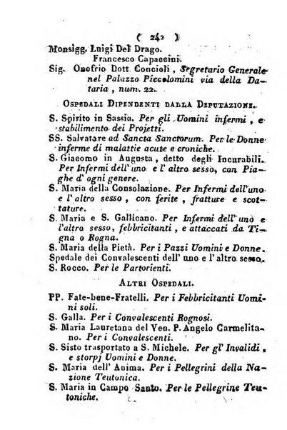 Notizie per l'anno ... secondo il martirologio romano..