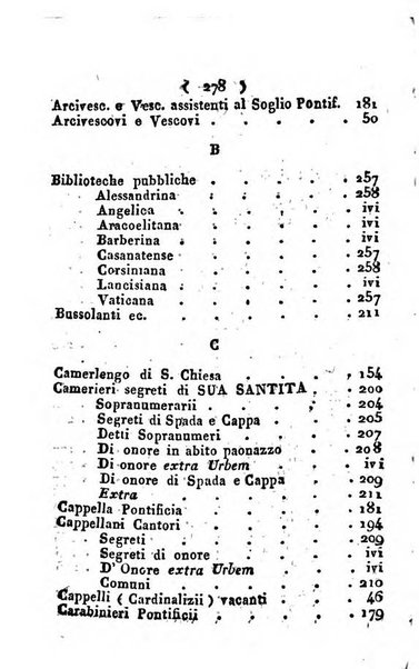 Notizie per l'anno ... secondo il martirologio romano..