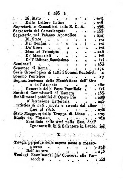 Notizie per l'anno ... secondo il martirologio romano..