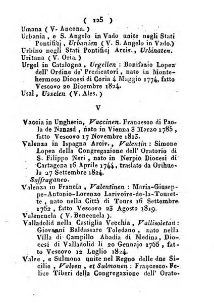 Notizie per l'anno ... secondo il martirologio romano..