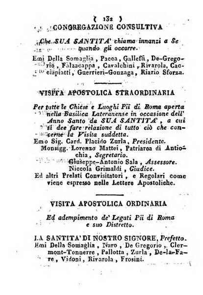 Notizie per l'anno ... secondo il martirologio romano..