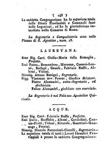 Notizie per l'anno ... secondo il martirologio romano..