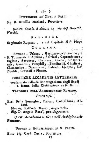 Notizie per l'anno ... secondo il martirologio romano..