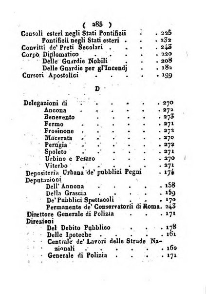 Notizie per l'anno ... secondo il martirologio romano..