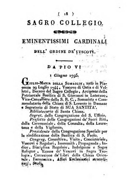 Notizie per l'anno ... secondo il martirologio romano..