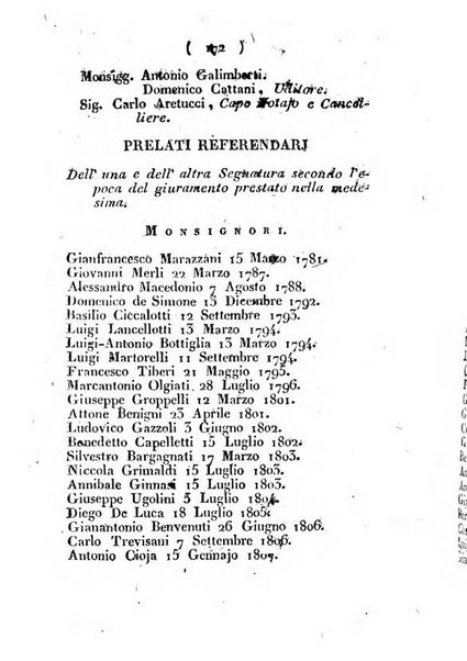 Notizie per l'anno ... secondo il martirologio romano..