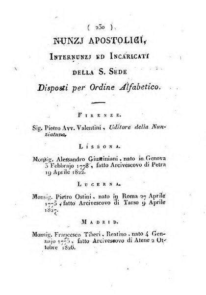 Notizie per l'anno ... secondo il martirologio romano..