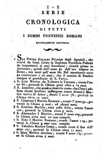 Notizie per l'anno ... secondo il martirologio romano..