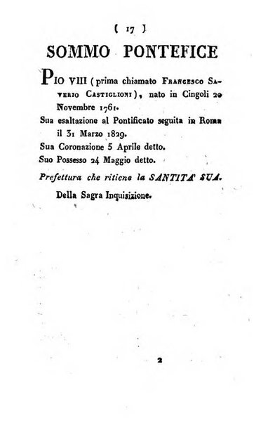 Notizie per l'anno ... secondo il martirologio romano..