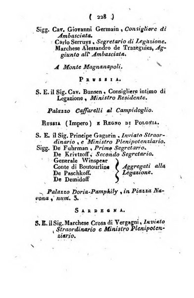 Notizie per l'anno ... secondo il martirologio romano..