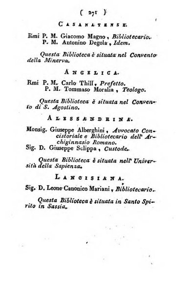 Notizie per l'anno ... secondo il martirologio romano..