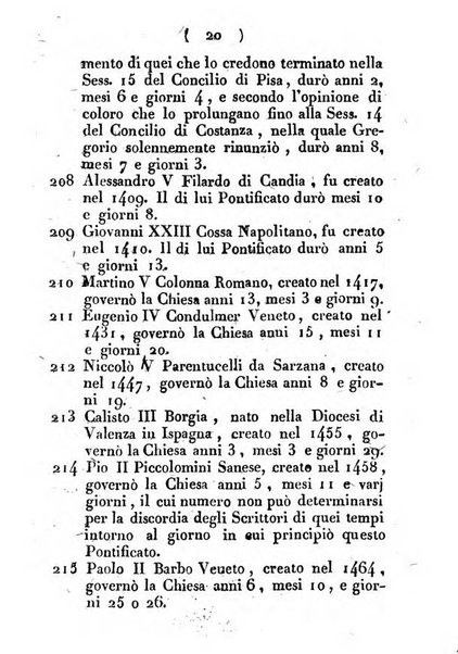 Notizie per l'anno ... secondo il martirologio romano..