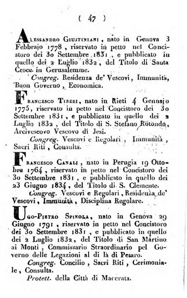 Notizie per l'anno ... secondo il martirologio romano..