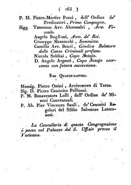 Notizie per l'anno ... secondo il martirologio romano..