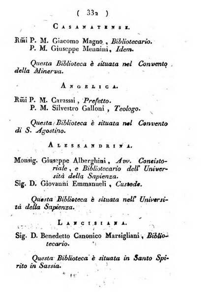 Notizie per l'anno ... secondo il martirologio romano..