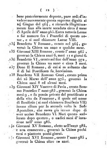 Notizie per l'anno ... secondo il martirologio romano..