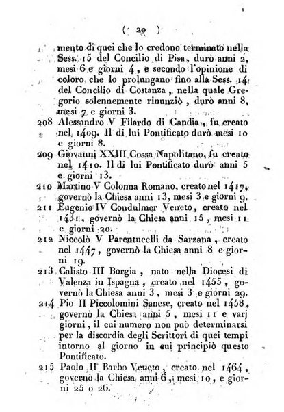 Notizie per l'anno ... secondo il martirologio romano..