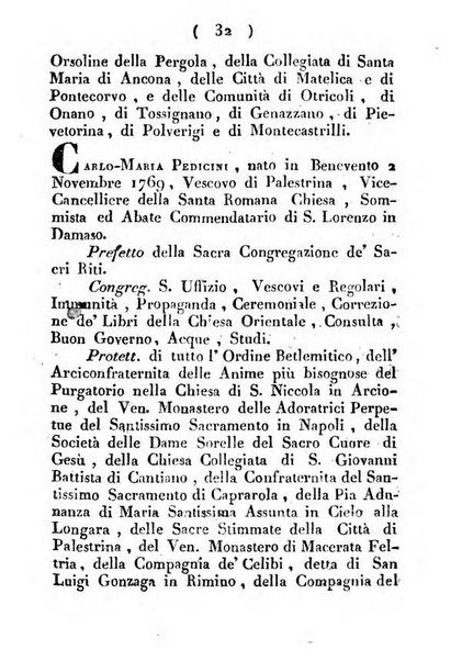 Notizie per l'anno ... secondo il martirologio romano..