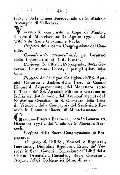 Notizie per l'anno ... secondo il martirologio romano..