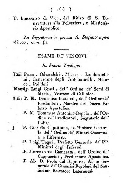 Notizie per l'anno ... secondo il martirologio romano..