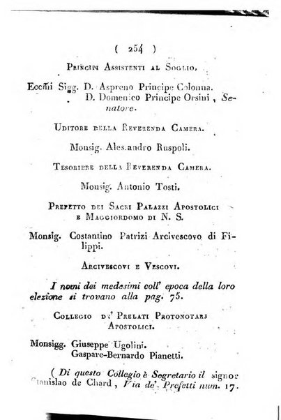 Notizie per l'anno ... secondo il martirologio romano..