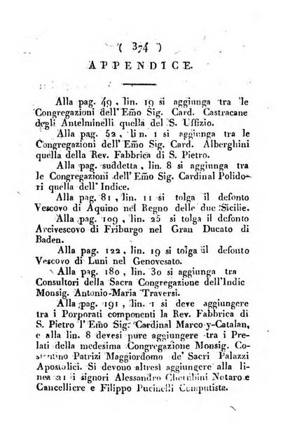 Notizie per l'anno ... secondo il martirologio romano..