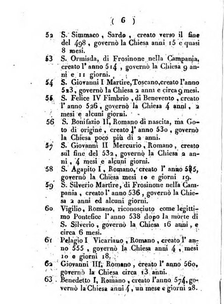 Notizie per l'anno ... secondo il martirologio romano..