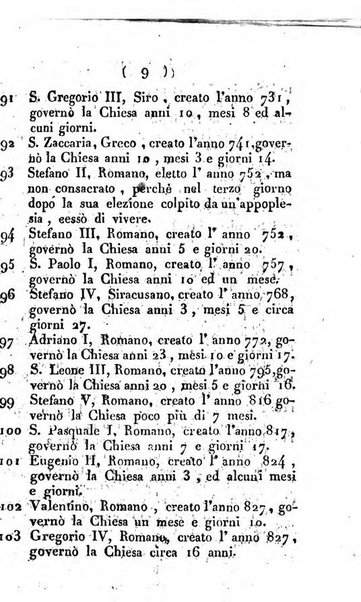 Notizie per l'anno ... secondo il martirologio romano..