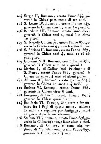 Notizie per l'anno ... secondo il martirologio romano..