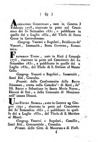 Notizie per l'anno ... secondo il martirologio romano..